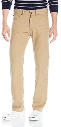 UNIONBAY Men's Shay Belted Canvas 5 Pocket Pant