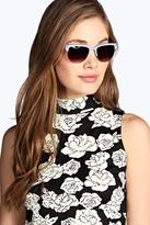 Thumbnail for your product : boohoo Alisha Pastel Retro Sunglasses