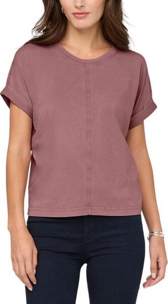 DUER Women's PurePime Vintage Dolman Tee T-Shirt XSmall Washed Mauve