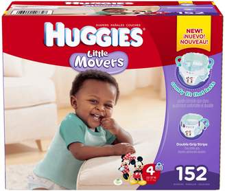 Huggies Little Movers Size 4 152-Count Disposable Diapers