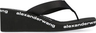 Alexander Wang Logo Printed Sandals