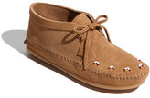 Thumbnail for your product : Minnetonka Beaded Ankle Boot (Walker, Toddler, Little Kid & Big Kid)