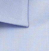 Thumbnail for your product : Canali Blue Pin-Dot Cotton Shirt