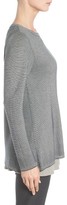 Thumbnail for your product : Eileen Fisher Women's Microstripe Pullover
