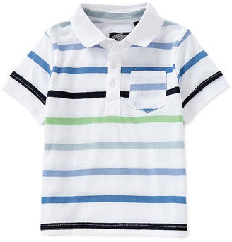 First Wave 12-24 Months Striped Polo Shirt