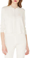 Thumbnail for your product : Akris Lace-Back Silk Cardigan