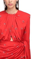 Thumbnail for your product : Magda Butrym Printed Stretch Silk Mini Dress