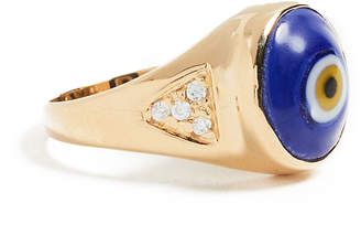 Jacquie Aiche Evil Eye Pinky Ring