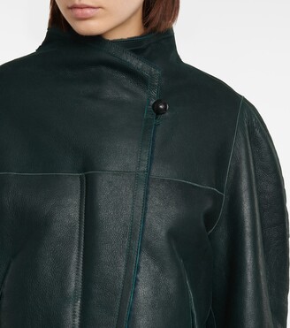Isabel Marant Acacina shearling jacket - ShopStyle