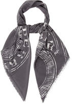 Thumbnail for your product : Burberry Silk Logo Scarf