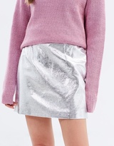 Thumbnail for your product : MinkPink Silver Lining Skirt