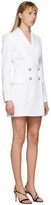 Thumbnail for your product : Balmain White Wool Blazer Dress