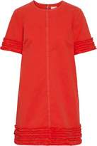 Thumbnail for your product : Cinq à Sept Ashton Frayed Stretch-cotton Twill Mini Dress