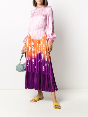 Stella Jean Gradient Print Maxi Dress