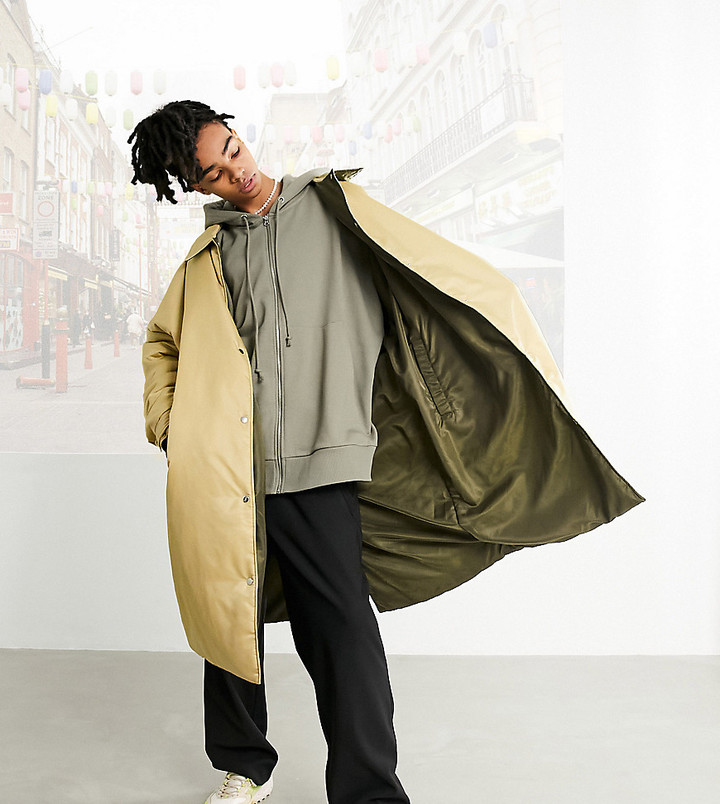 collusion longline teddy coat