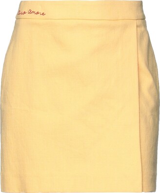 Giada Benincasa Mini Skirt Yellow