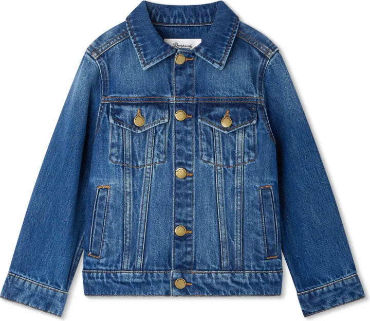 Bonpoint Lancelot embroidered-detail denim jacket