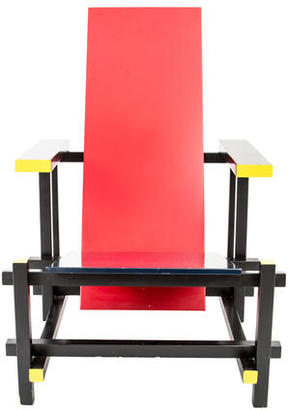 Design Within Reach 635 Red and Blue Lounge Chair