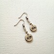 Etsy Handstamped Earrings Monogram Jewelry Personalized Initial Dangle Valentines Day Gift