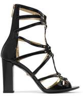 Just Cavalli Embellished Patent-Leather Sandals