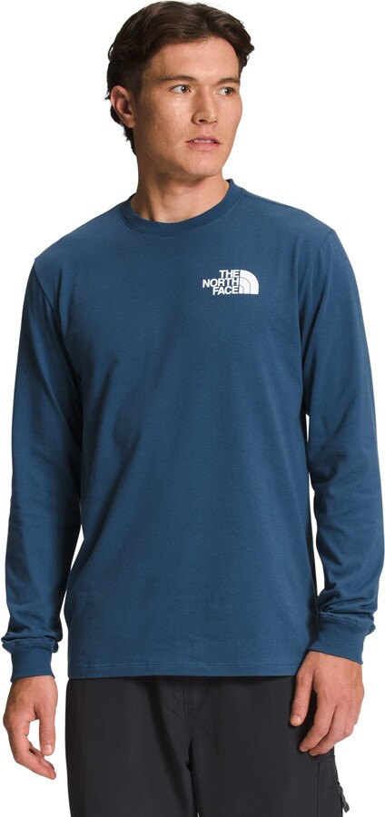 The North Face Mens' Long Sleeve Box NSE Tee - ShopStyle T-shirts