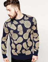 Thumbnail for your product : Bellfield Knitted Jumper With Pineapple Jacquard