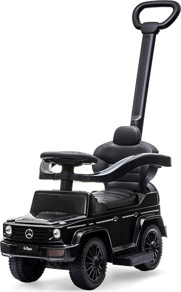 Best Ride on Cars BestRideOnCarsKidsOutdoorStrollerMercedesG-Wagon3in1PushCar,Black