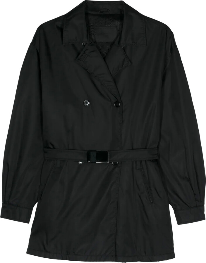 Prada Pre-Owned 2000s Double-Breasted Belted Trench Coat