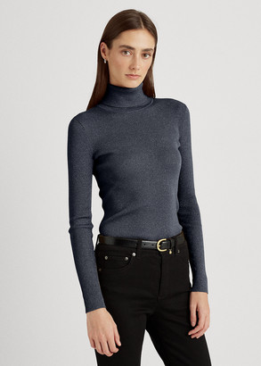 ralph lauren ribbed turtleneck women's