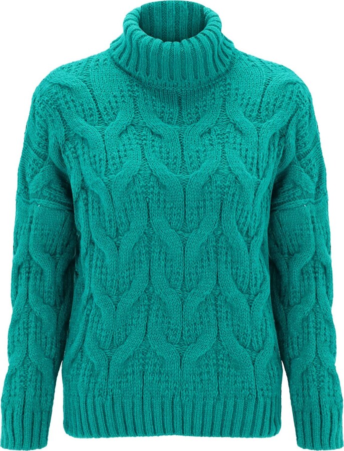 トップス Summer High Neck Knitted Pullover Knit Sweaters HYLLGUD Women's Long Sleeve Striped Color