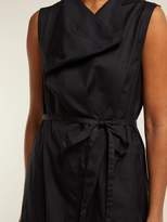 Thumbnail for your product : Lemaire Cotton Poplin Midi Dress - Womens - Black