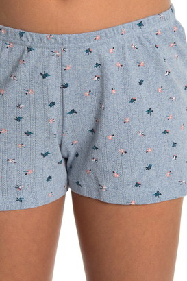 Lucky Brand Floral Print Cami & Split Shorts Pajama 2-Piece Set