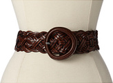 Thumbnail for your product : Lauren Ralph Lauren 1 5/8" Woven Leather & Cord Belt