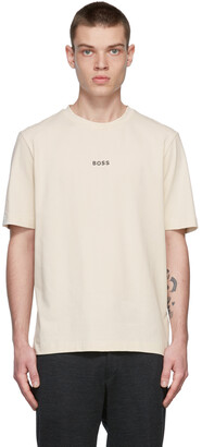 HUGO BOSS Beige Relaxed T-Shirt