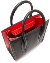 Thumbnail for your product : Christian Louboutin Paloma Mini Grained-leather Shoulder Bag - Black Multi