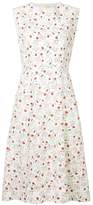 Marni printed fit and flare dress
