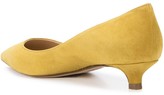 Thumbnail for your product : Francesco Russo Pointed Kitten Heel Pumps