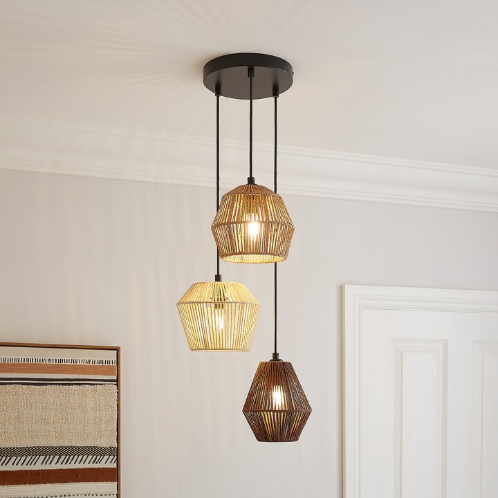 Dunelm Ariel 3 Light Cluster Ceiling Fitting Black ShopStyle