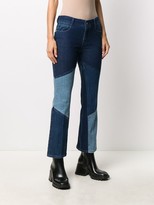 Thumbnail for your product : Stella McCartney Contrast-Panel Kick-Flare Jeans