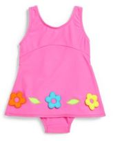 Thumbnail for your product : Florence Eiseman Infant's Flower Applique Swim Dress