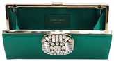 Thumbnail for your product : Jimmy Choo Leonis Crystal & Satin Clutch
