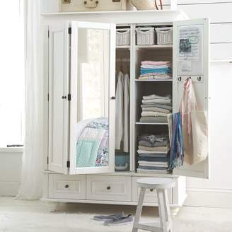 Pottery Barn Teen Chelsea Armoire, Simply White