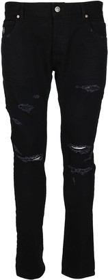 balmain jeans men black