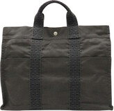 Thumbnail for your product : Hermes Black Canvas Herline Tote Bag