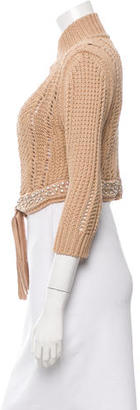 Roberto Cavalli Knit Embellished Shrug