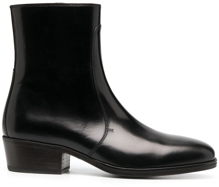 Lemaire Zipped Ankle Boots - ShopStyle