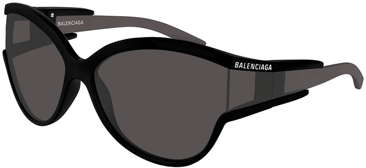 wrap cat eye sunglasses