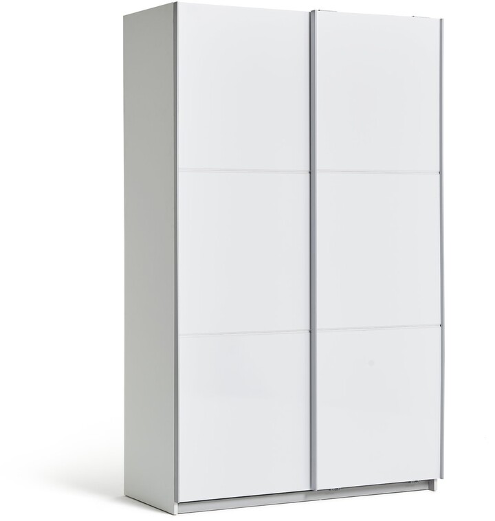 Habitat Holsted White Gloss Small Wardrobe ShopStyle Furniture