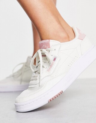 Reebok Court Peak sneakers in chalk and pink - ShopStyle Trainers &  Athletic Shoes