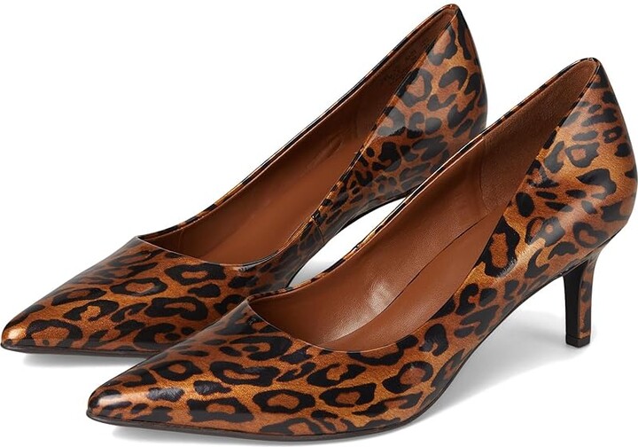 (取寄) ナチュラライザー レディース エバリー Naturalizer women Everly Leopard Print Faux Leather Naturalizer Everly Women's Shoes Leopard Print Faux Leather : 7 M (B)